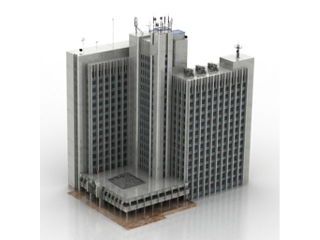 Free Building N55 3D model_2 For Architecture 3Ds Max Model Download